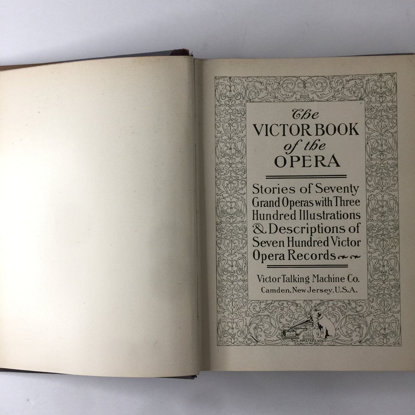 The Victor Book Of The Opera - Author Unknown - 1912