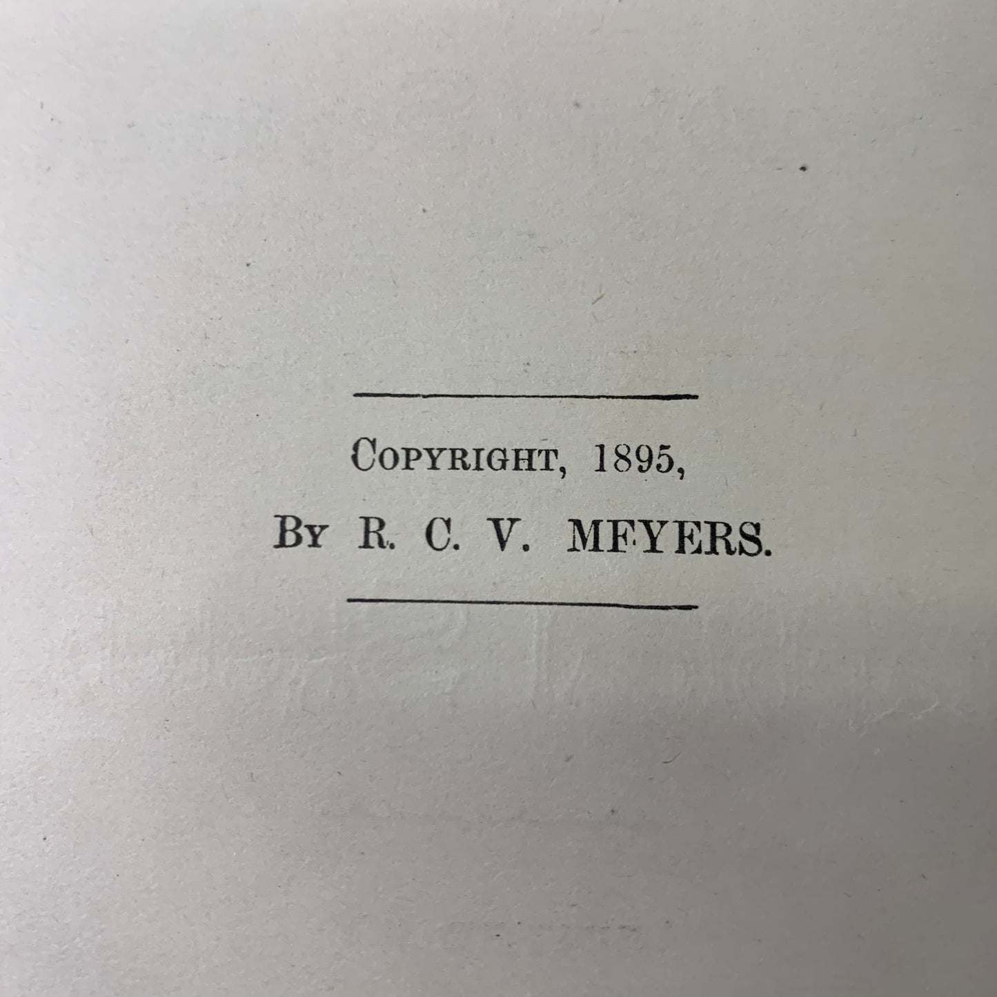 Among the Poets - R. C. V. Meyers - 1895