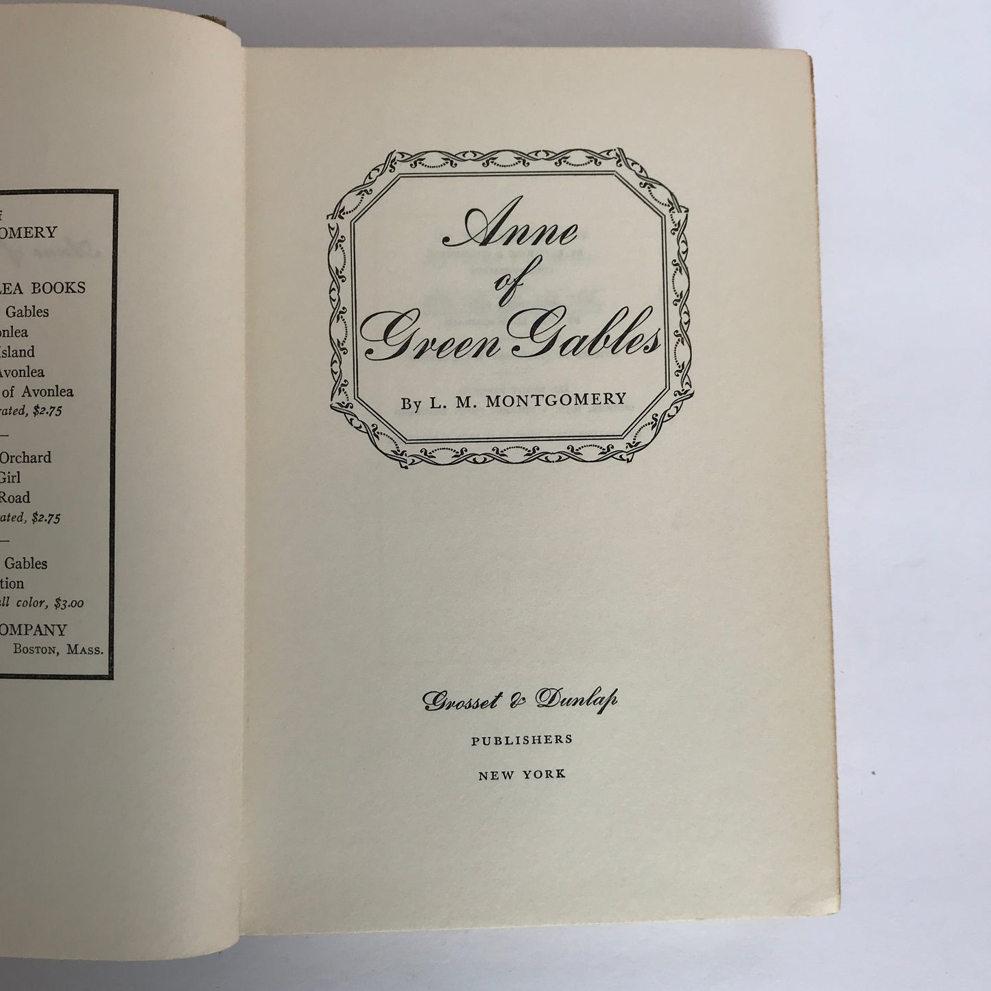 Anne of Green Gables - L. M. Montgomery - 1936