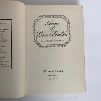 Anne of Green Gables - L. M. Montgomery - 1936