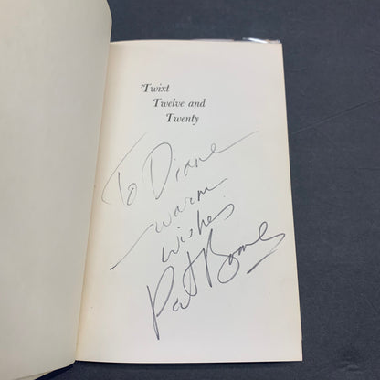 ‘Twixt Twelve and Twenty - Pat Boone - 11th Printing - Signed - 1959