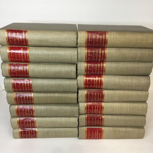 Novels of Balzac - H. De Balzac - 16 Vol. Set - 1899