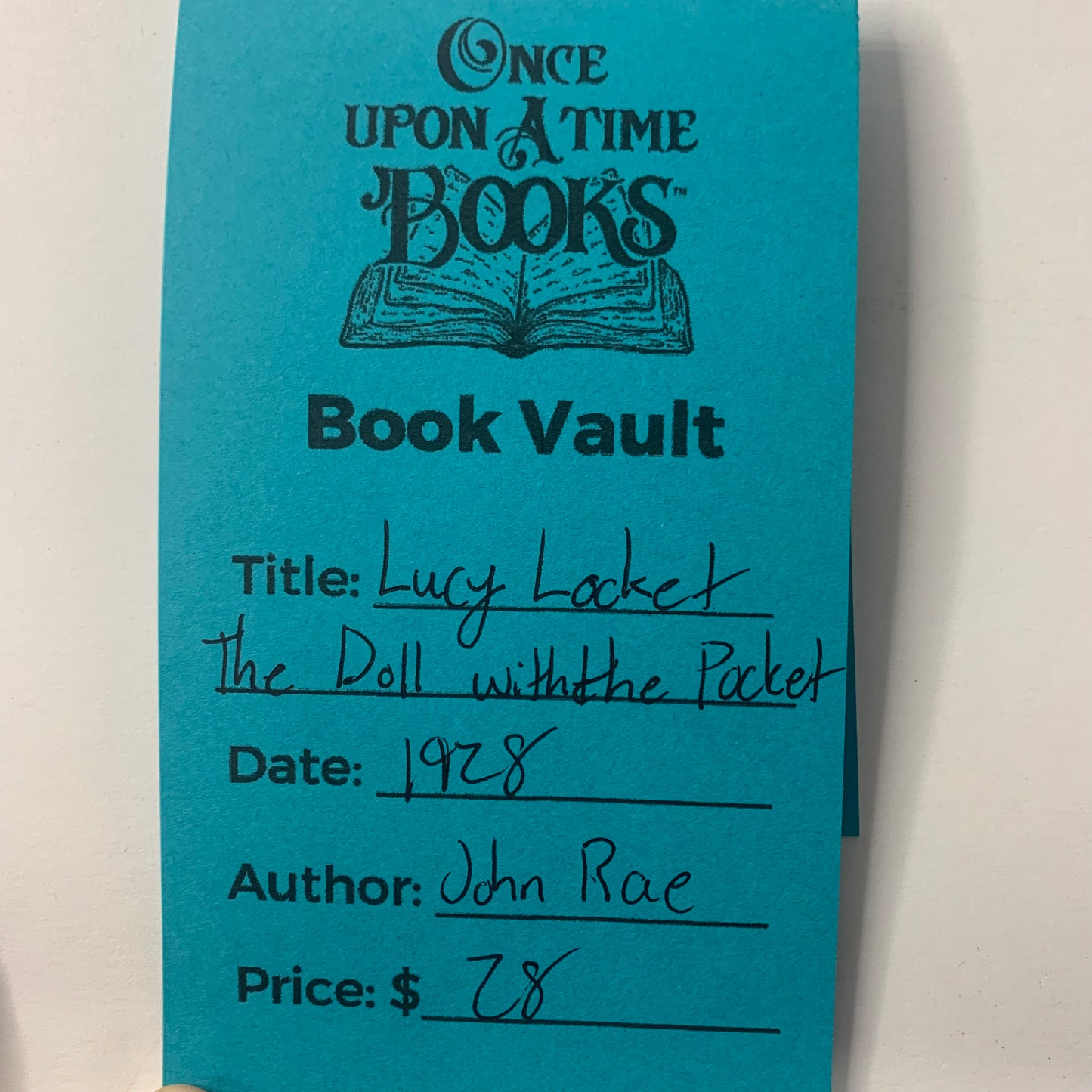 Lucy Locket: The Doll with the Pocket - John Rae - 1928