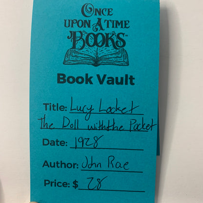 Lucy Locket: The Doll with the Pocket - John Rae - 1928