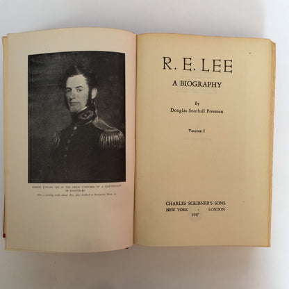 R.E. Lee - 4 Vol Set - Douglas Freeman - 1935