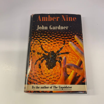 Amber Nine - John Gardner - 1st U. S. Edition - 1966