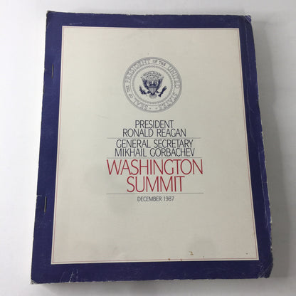 Washington Summit - Various - Auto Pen Signature of Ronald Reagan - 1987