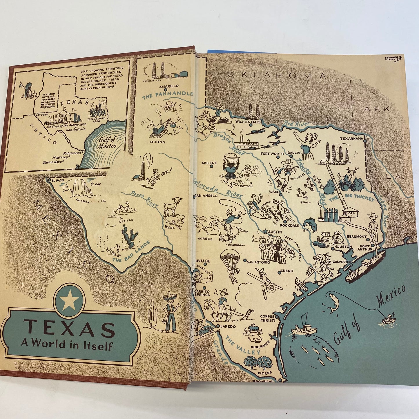 Texas: A World in Itself - George Sessions Perry - 7th Print - 1942