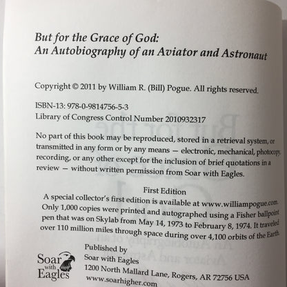 But for the Grace of God - William R. Pogue - Signed - 1st Edition - 2011