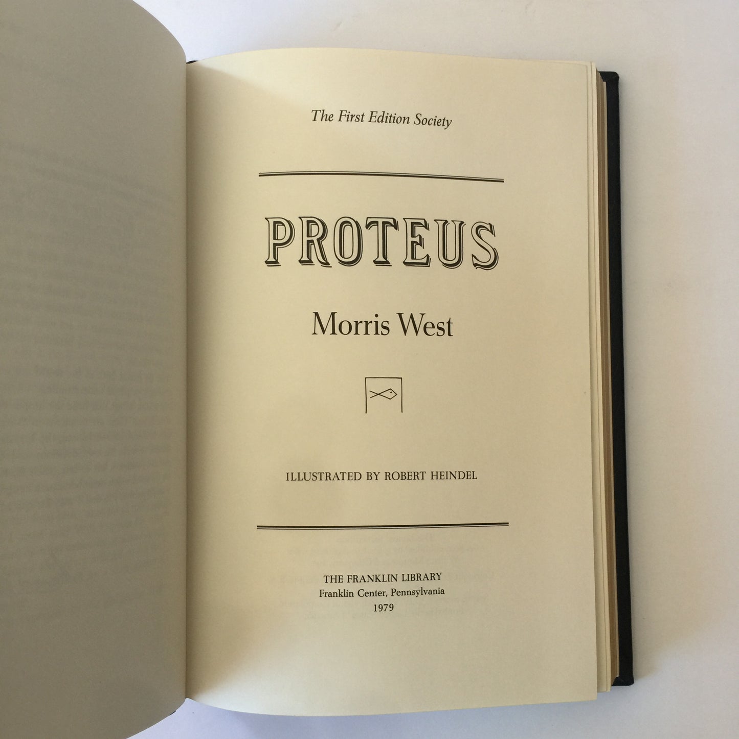 Proteus - Morris West - Limited 1st Edition - Franklin Library - 1979