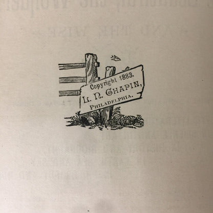 The Beautiful, the Wonderful, and the Wise - L. N. Chapin - 1884