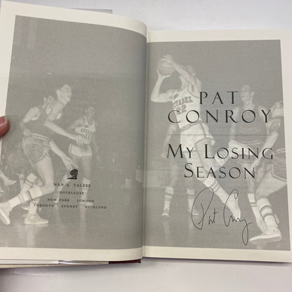 My Losing Season - Pat Conroy - First Edition - Signed - 2002