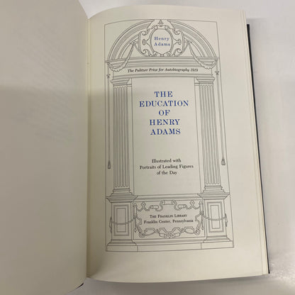 The Education of Henry Adams - Henry Adams - Franklin Library - 1983