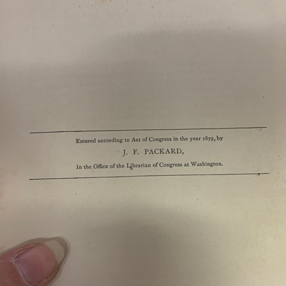 Grant’s Tour Around the World - J. F. Packard - Reprint - Loose Title Page - 1880