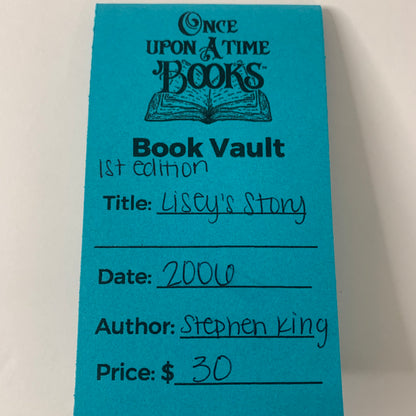 Lisey’s Story - Stephen King - 1st Edition - 2006