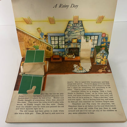 The Jolly Jump-Ups and Their New House - Geraldine Clyne  - 1st Edition - 1939