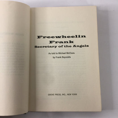 Freewheelin’ Frank - Frank Reynolds - 1st Printing - 1st Edition - Hell’s Angels - 1967