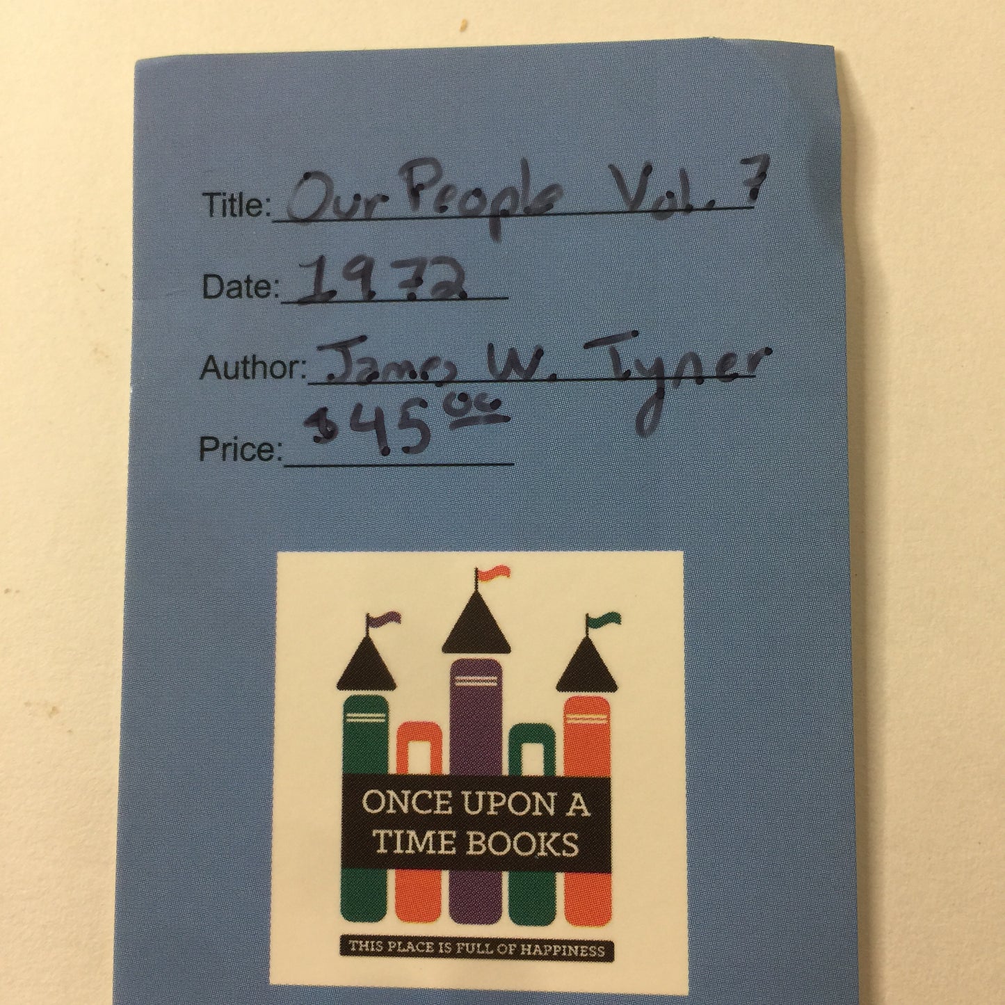 Our People And Where They Rest - Chief Victor Griffin - Vol. 7 - 1972