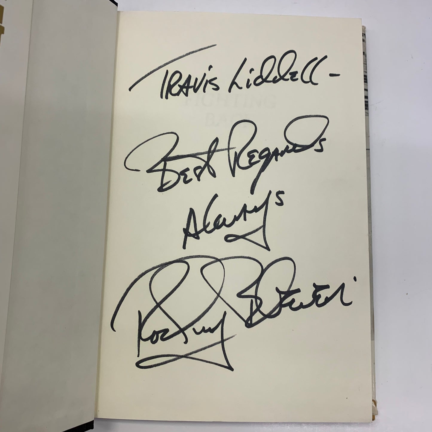 Fighting Back - Rocky Bleier with Terry O’Neil - Signed - 1984