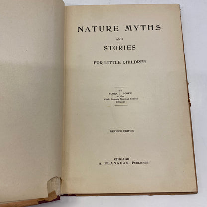 Nature Myths and Stories for Little Children - Flora J. Cooke - 1st Thus - 1895