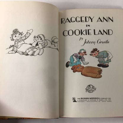 Raggedy Ann in Cookieland - Johnny Gruelle - 1st Thus - 1960