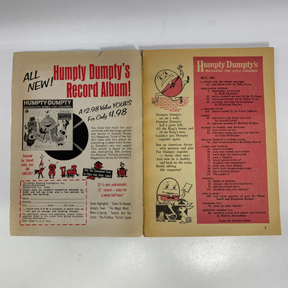 Humpty Dumpty’s Magazine for Little Children - 3 Books - 1965