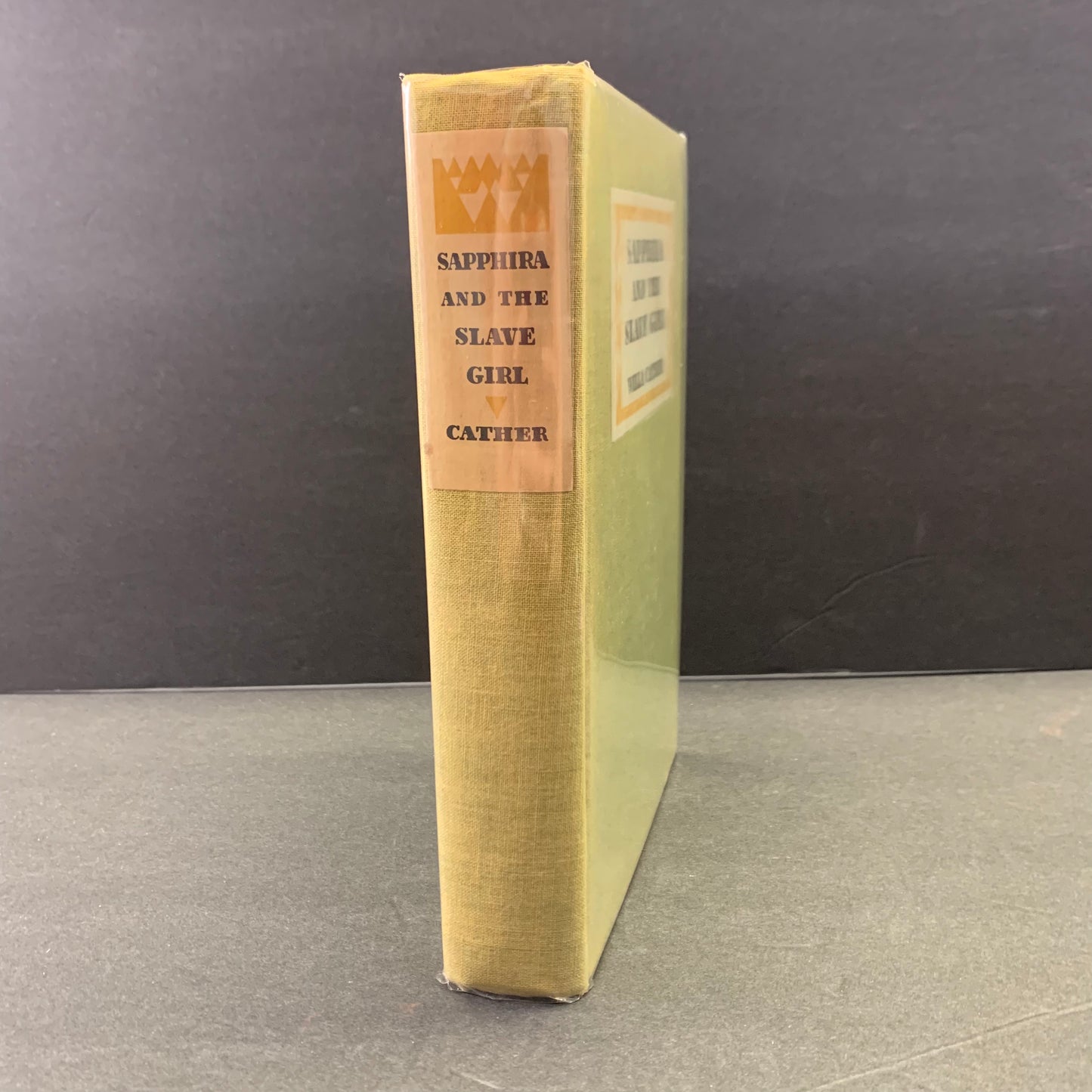 Sapphira and The Slave Girl - Willa Cather - 1st Edition - 1940