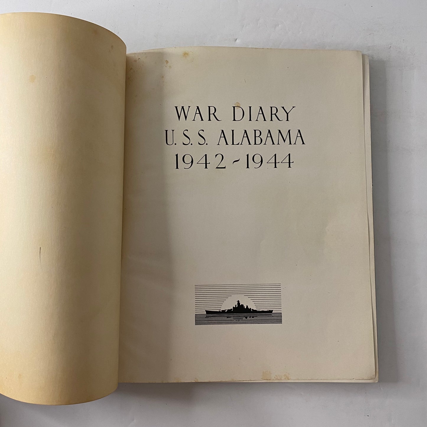 War Diary U. S. S. Alabama 1942-1944 - 1944