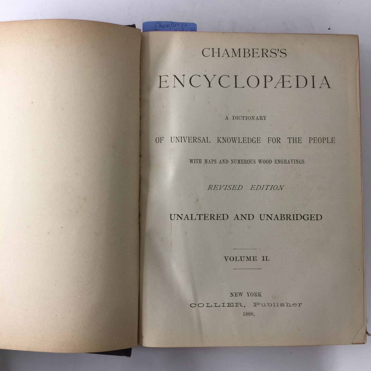 Chambers Encyclopedia - Various - Vol. 2 - 1888