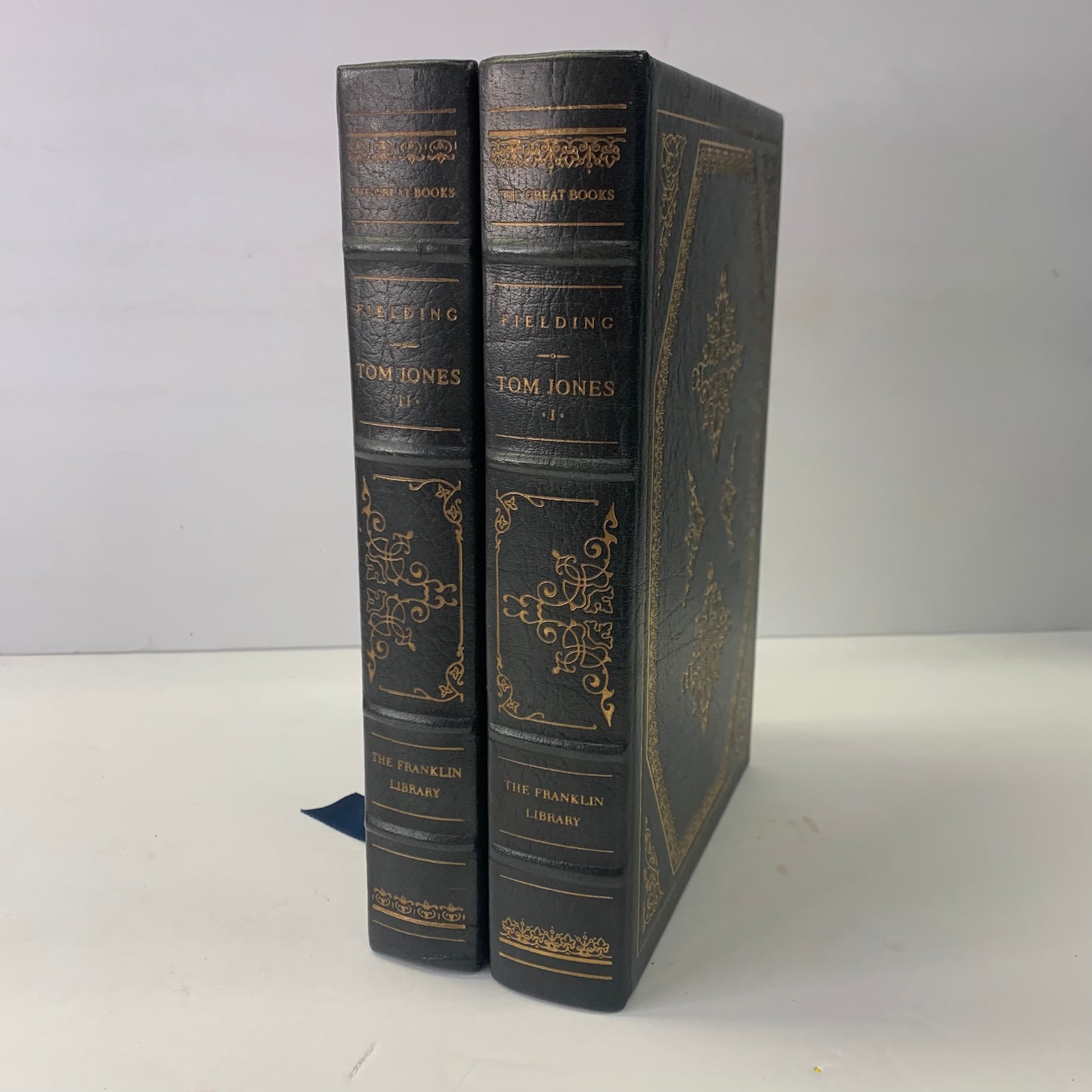 The History of Tom Jones - Henry Fielding - 2 Volumes - Franklin Library - 1981