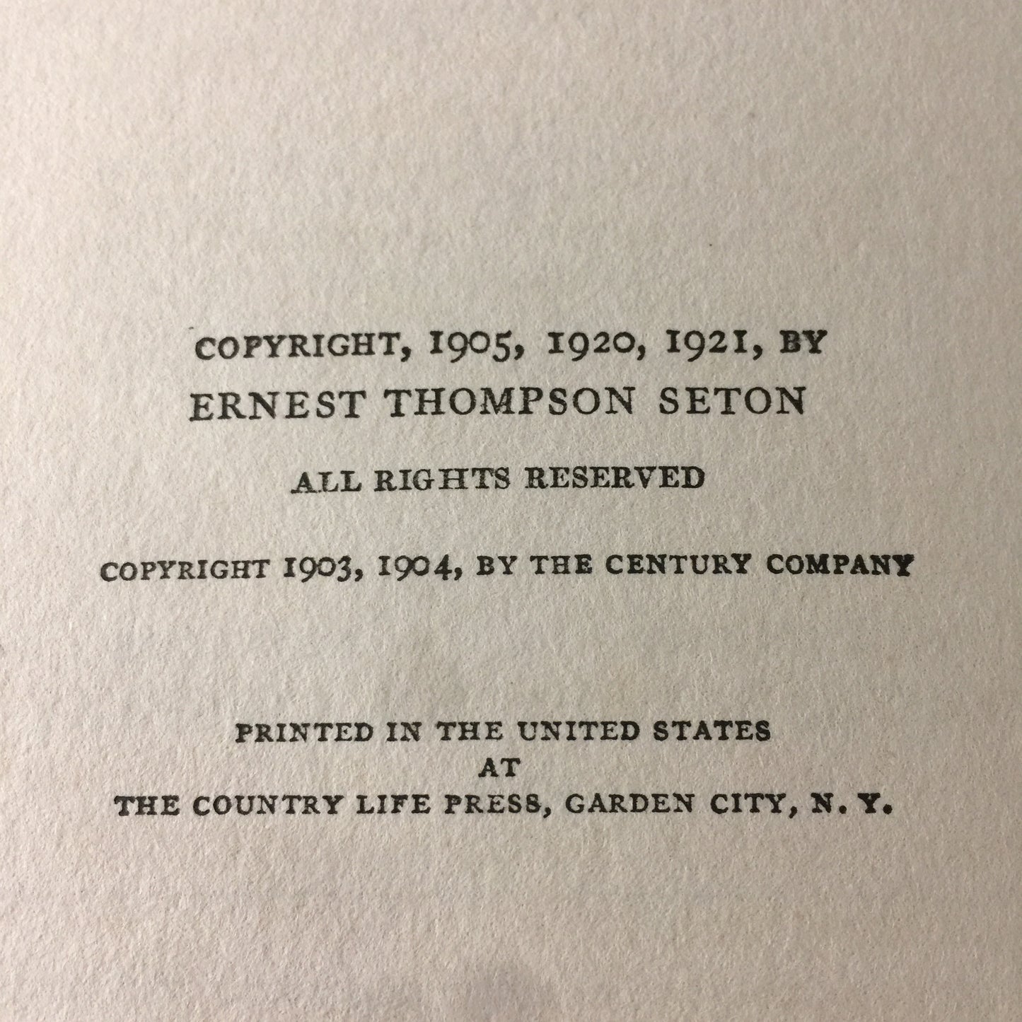 Woodland Tales - Ernest Thompson Seton - Vol. 5 - 1925