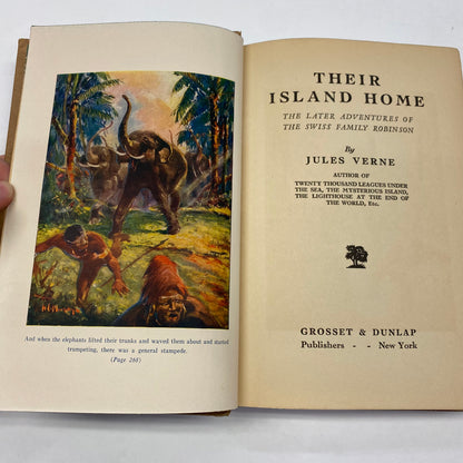 Their Island Home - Jules Verne - 1924