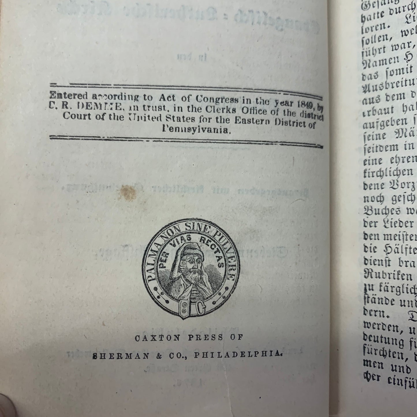 German Hymnbook for the Evangelical-Lutheran Church in the United States - 1876