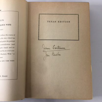 Elisabeth Ney - Jan Fortune and Jean Burton - Signed - 1st Edition - 1943