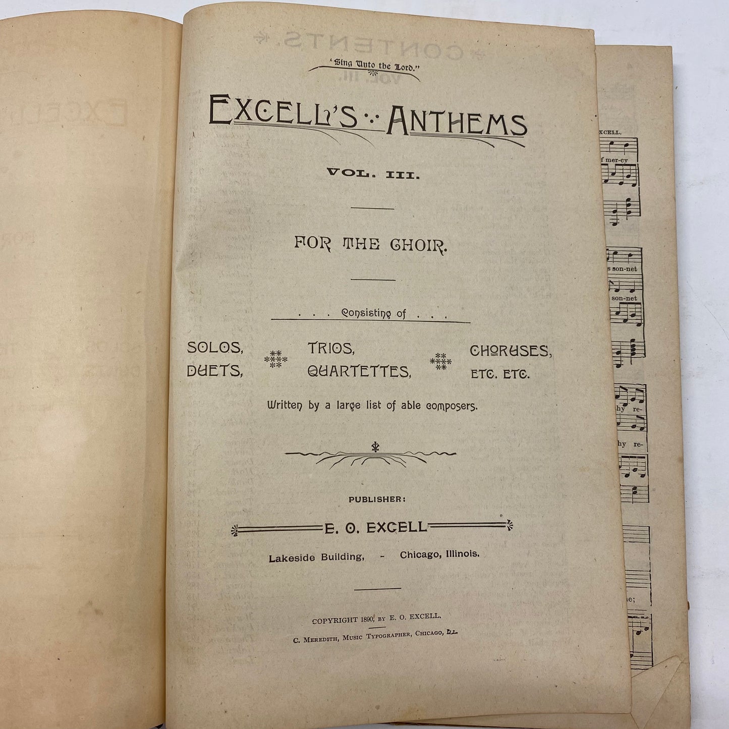 Excell’s Anthems - Various - 1890