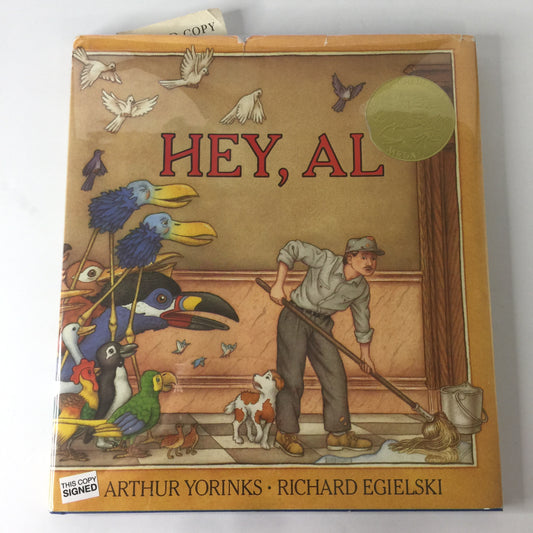 Hey, Al - Arthur Yorinks - Signed by Author and Illustrator - 4th Printing - 1988