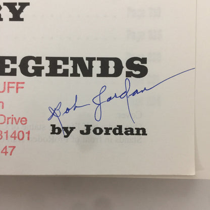 Rodeo History and Legends - Jordan - Signed - 1993