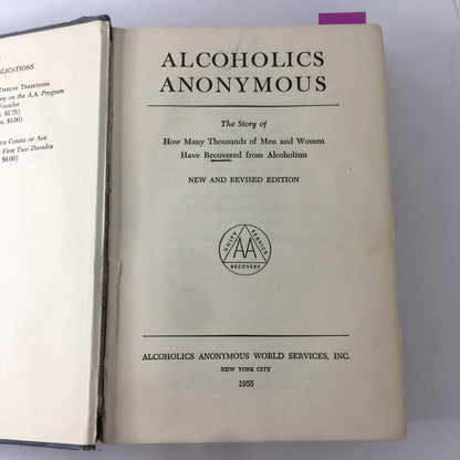 Alcoholics Anonymous - 8th Printing - 2nd Edition - 1966