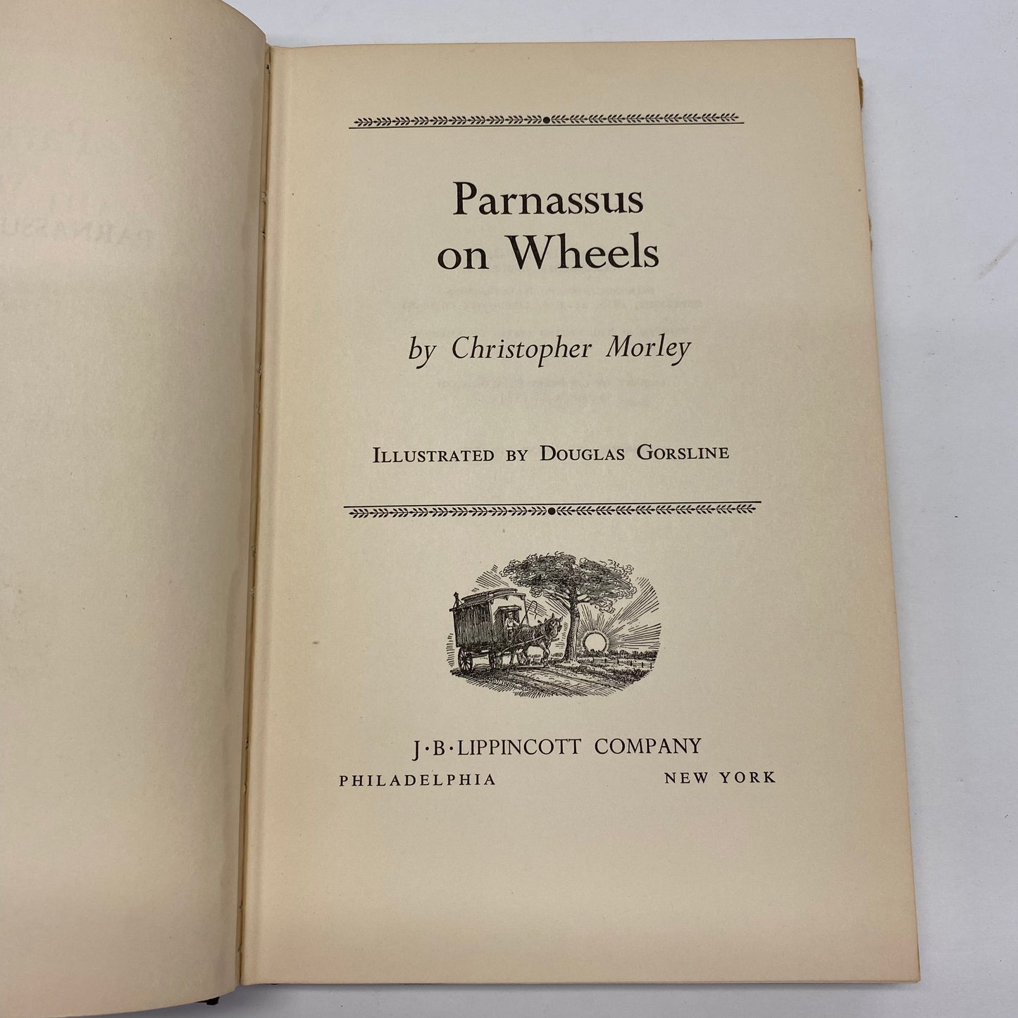 Parnassus on Wheels - Christopher Morley - Later Print - 1955