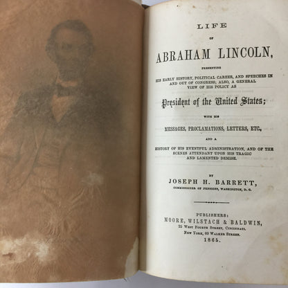 Life of Abraham Lincoln - Joseph Barrett - 1865