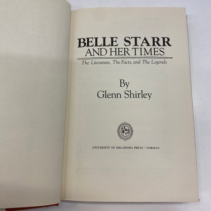 Belle Starr and Her Times - Glenn Shirley - 1982