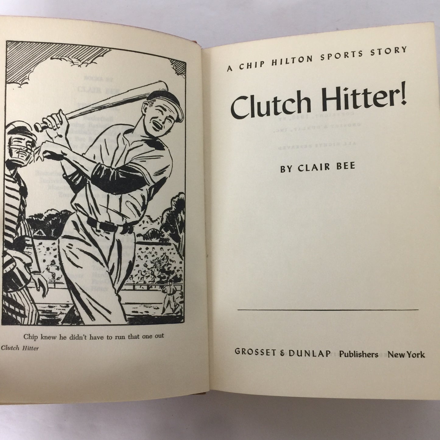 Clutch Hitter - Clair Bee - 1949