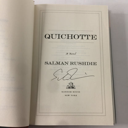 Quichotte - Salman Rushdie - Signed - 2019