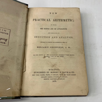 Practical Arithmetic - Benjamin Greenleaf - 1879