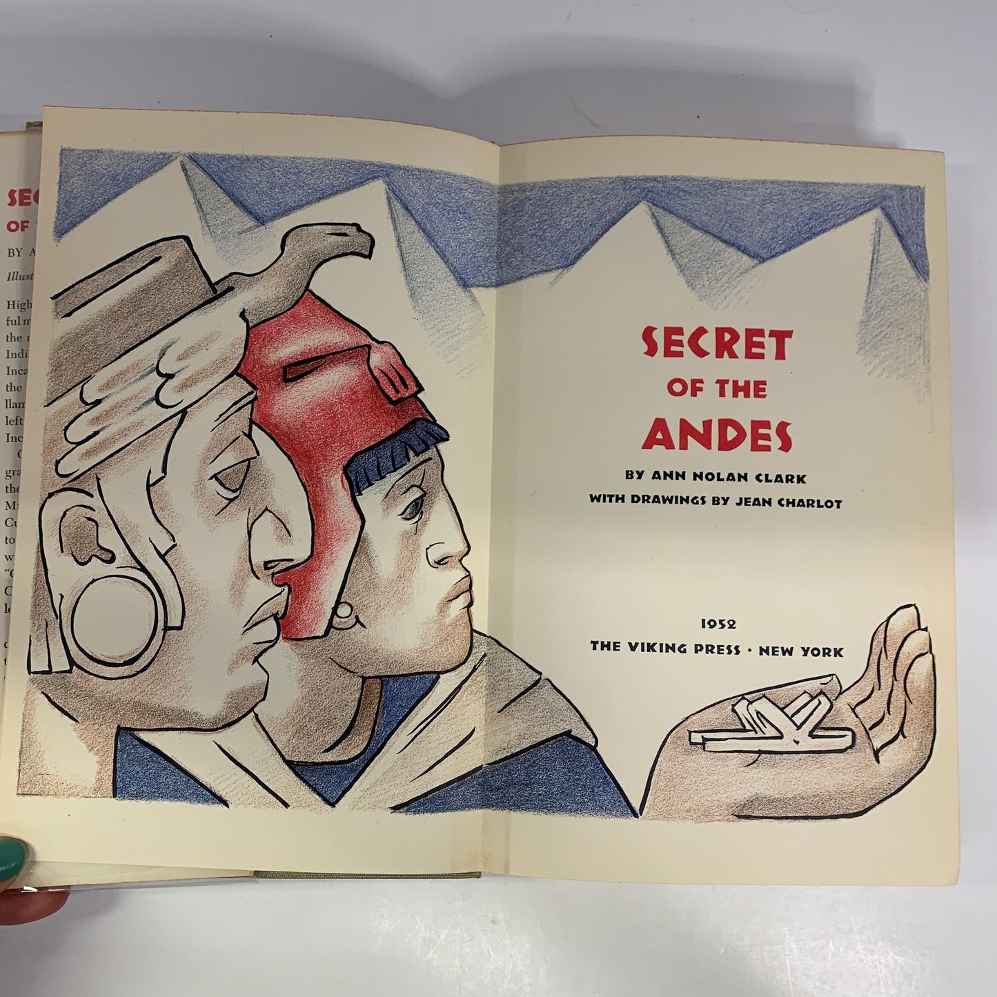 Secret of the Andes - Ann Nolan Clark - 2nd Print - 1953