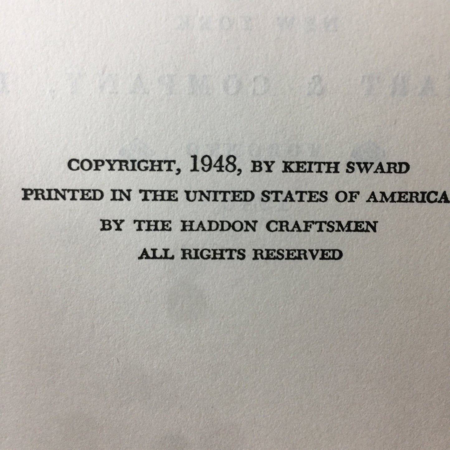 The Legend of Henry Ford - Keith Sward - 1948