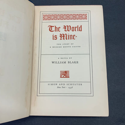 The World is Mine - William Blake - 4th Print - 1938