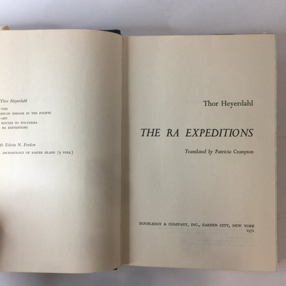 The RA Expeditions - Thor Heyerdahl - Signed - 1971