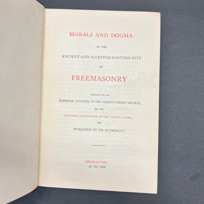 Morals and Dogma - Various - 1919