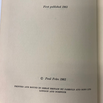 Sports Car and Competition Driving - Paul Frere - 1st Edition - 1963
